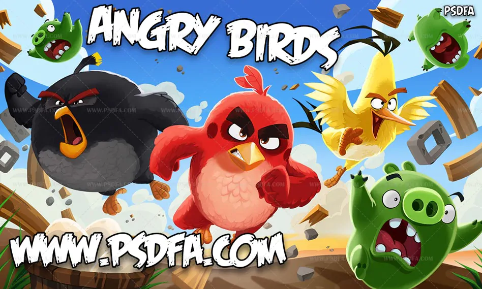فونت پرندگان خشمگین Angry Birds