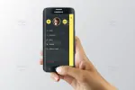 موکاپ و پیش نمایش اپ موبایل Samsung Galaxy S6 - 7