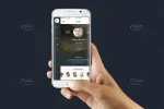 موکاپ و پیش نمایش اپ موبایل Samsung Galaxy S6 - 6