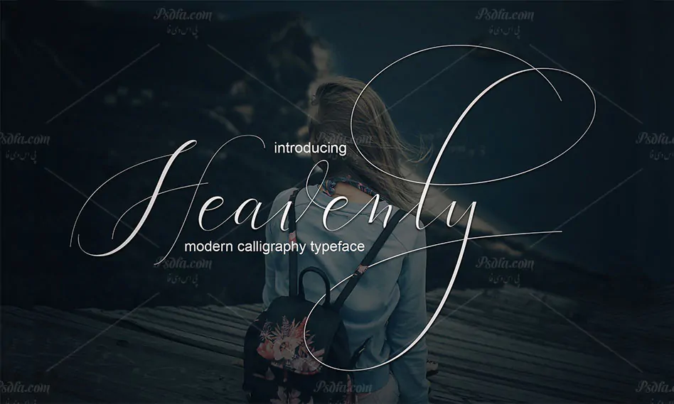 فونت انگلیسی Heavenly Plus