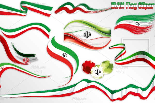 PNG پرچم ایران بدون بک گراند