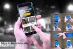 موکاپ موبایل Galaxy S6 Edge - 13