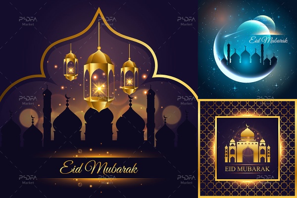 وکتور بک گراند ماه مبارک رمضان