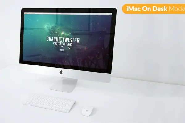 موکاپ و پیش نمایش iMac - 3
