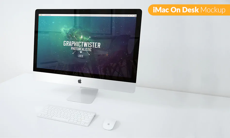 موکاپ و پیش نمایش iMac
