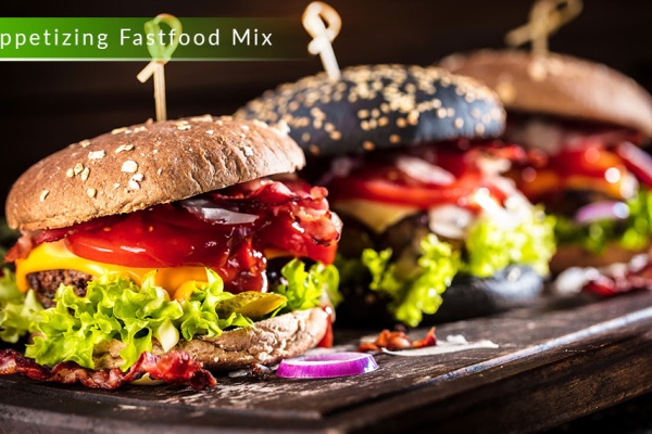 تصویر و عکس غذای فست فود ساندویچ و همبرگر