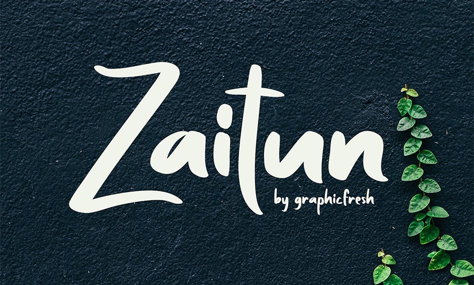 فونت انگلیسی Zaitun