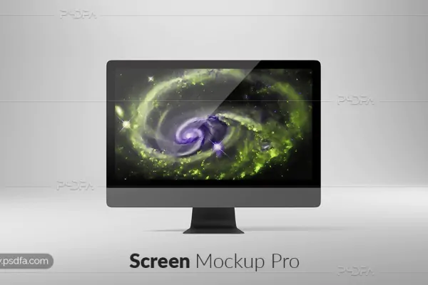 قالب لایه باز موکاپ صفحه نمایش مانیتور – Screen Mockup Pro