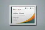 طرح لایه باز Certificat - 4