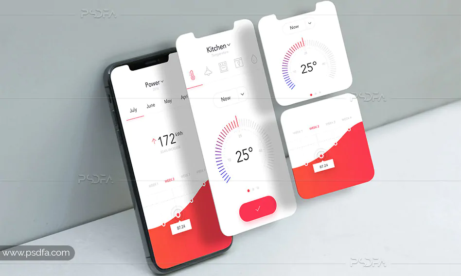 موکاپ اپ موبایل