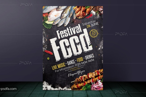 پوستر جشنواره های غذایی