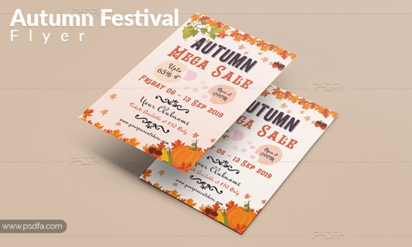 پوستر جشنواره فروش پاییزی