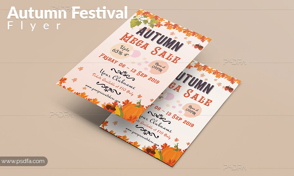 پوستر جشنواره فروش پاییزی