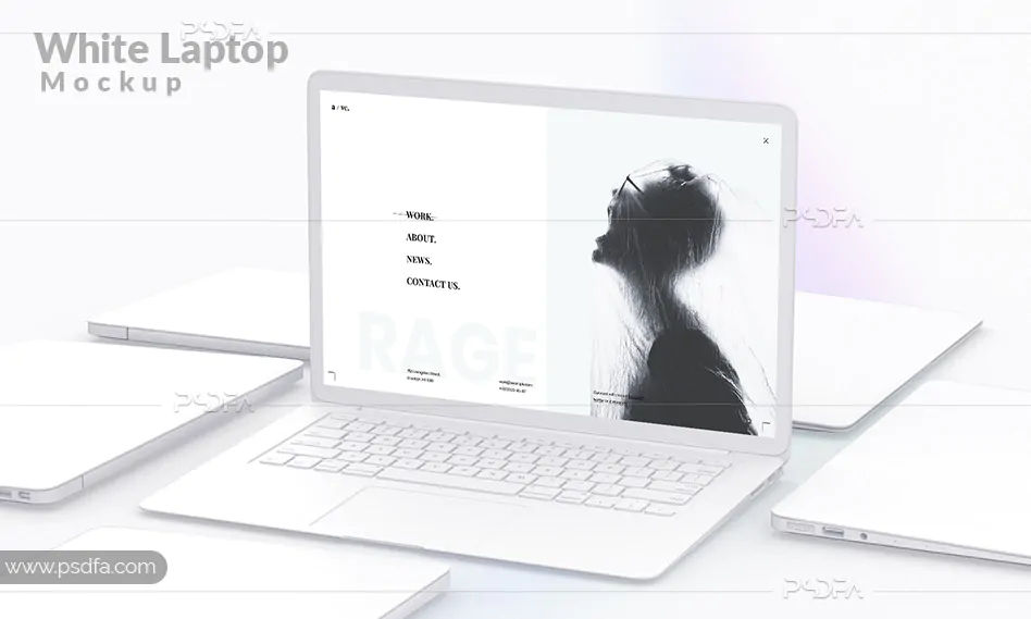 موکاپ لپ تاپ شیک و زیبا