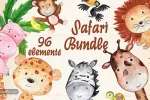 طرح آبرنگی حیوانات فانتزی - 5