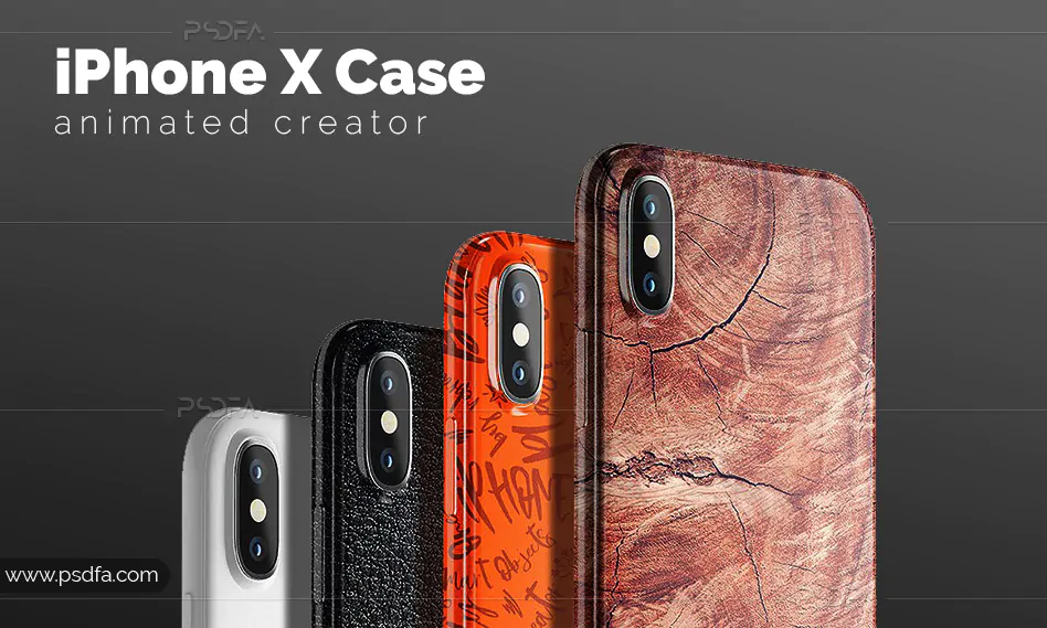 موکاپ قاب و کاور iPhone X