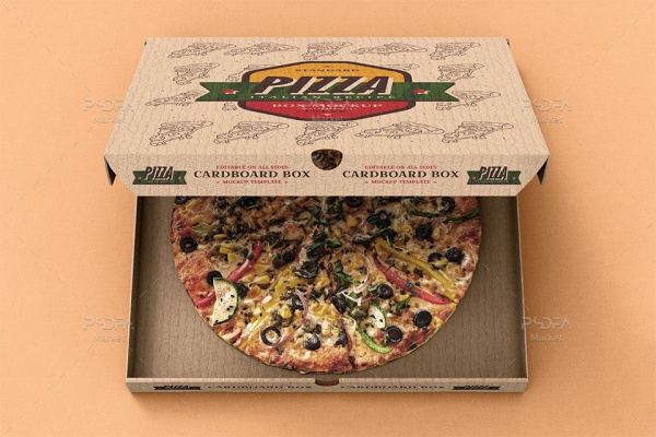 قالب لایه باز جعبه پیتزا