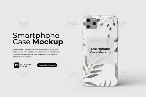 موکاپ قاب و کاور موبایل آیفون Smartphone Case Mockup