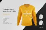 موکاپ تیشرت آستین بلند - 4