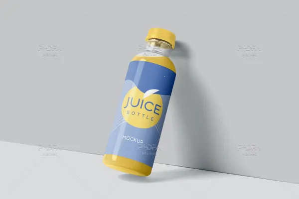 موکاپ بطری آبمیوه و نوشیدنی - 4