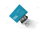 موکاپ کارت ویزیت روی کلیپس - 10 موکاپ کارت ویزیت روی کلیپس - 10