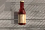 موکاپ بطری و شیشه سس - 11