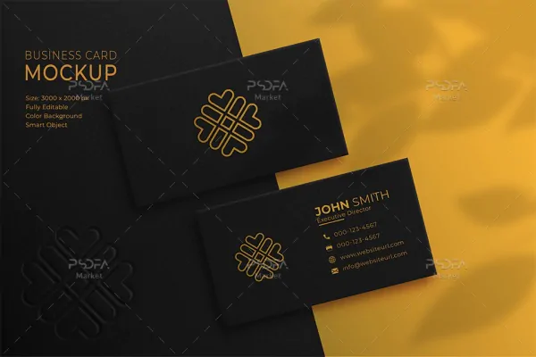 9 موکاپ کارت ویزیت شیک و لاکچری قابل ویرایش در فتوشاپ
