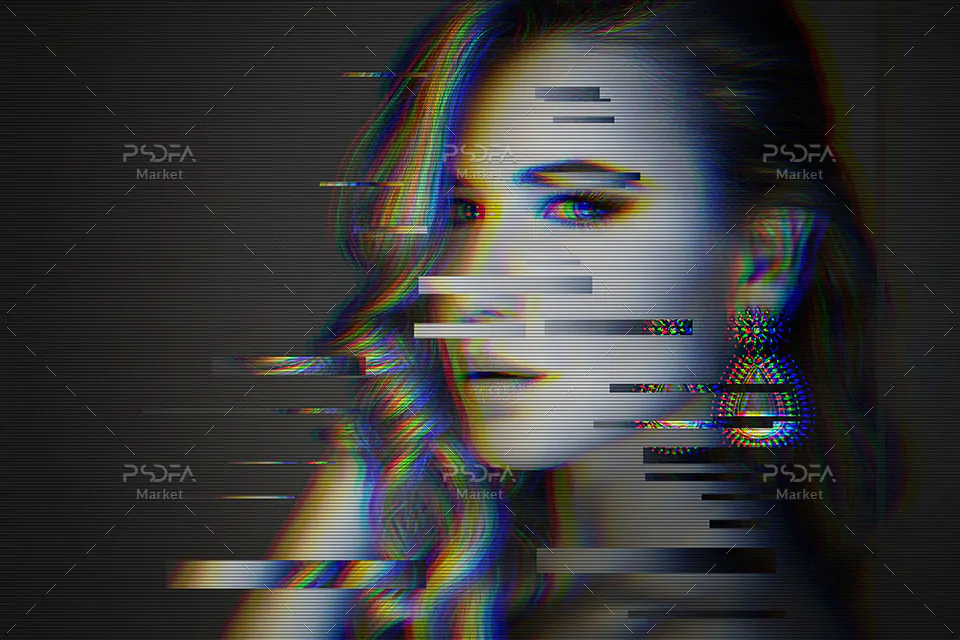 افکت گلیچ Glitch - 1 افکت گلیچ Glitch - 1