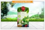 موکاپ پاکت آبمیوه بزرگ - 7 موکاپ پاکت آبمیوه بزرگ - 7