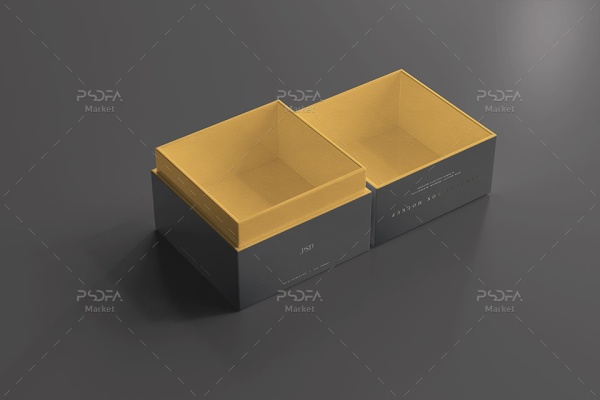 موکاپ جعبه طلا و جواهرات