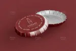 موکاپ درب و تشتک بطری نوشابه - 24