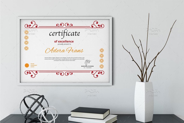 طرح وکتور Certificate و گواهی تحصیلی