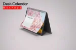 موکاپ تقویم رومیزی باز - 6