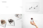 موکاپ کاغذ بسته بندی کیک و شیرینی