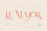 فونت انگلیسی نمایشی سریف Le Major - 25 فونت انگلیسی نمایشی سریف Le Major - 25