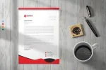 لایه باز سربرگ اداری شیک و زیبا