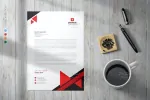 PSD سربرگ شرکت لایه باز