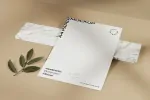 موکاپ کاغذ و برگه A4 مینیمال - 10