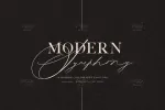 اسکریپت فونت دستنویس Modern Symphony - 21