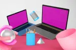 موکاپ لپ تاپ مک بوک - 23