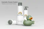 موکاپ تیوب و بطری آرایشی و بهداشتی بچه گانه