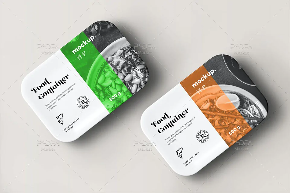 موکاپ ظرف بسته بندی مواد غذایی - 4 موکاپ ظرف بسته بندی مواد غذایی - 4