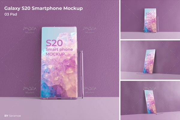 موکاپ موبایل Galaxy S20