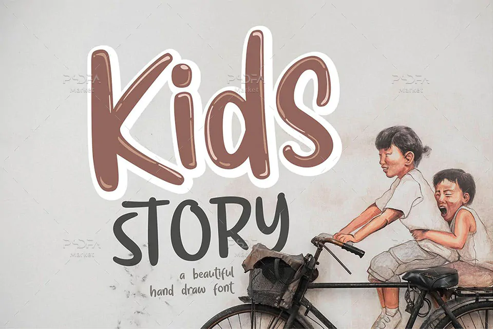 فونت کمیک، کارتونی و کودکانه KIDS STORY