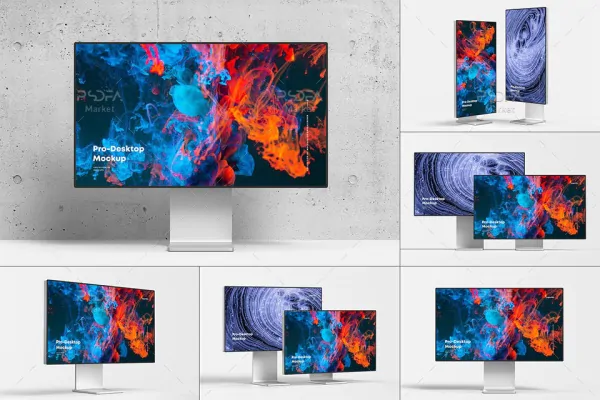 موکاپ مانیتور و صفحه نمایش - 5