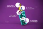 موکاپ بطری اسپری پمپی آرایشی و بهداشتی - 15 موکاپ بطری اسپری پمپی آرایشی و بهداشتی - 15