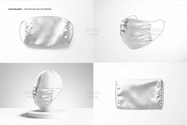 موکاپ ماسک صورت پزشکی ابریشمی