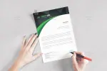 طرح لایه باز سربرگ شرکتی