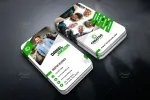 کارت ویزیت کسب و کار شرکتی لایه باز PSD - 6 کارت ویزیت کسب و کار شرکتی لایه باز PSD - 6