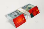 موکاپ اسکناس و کردیت کارت - 5 موکاپ اسکناس و کردیت کارت - 5